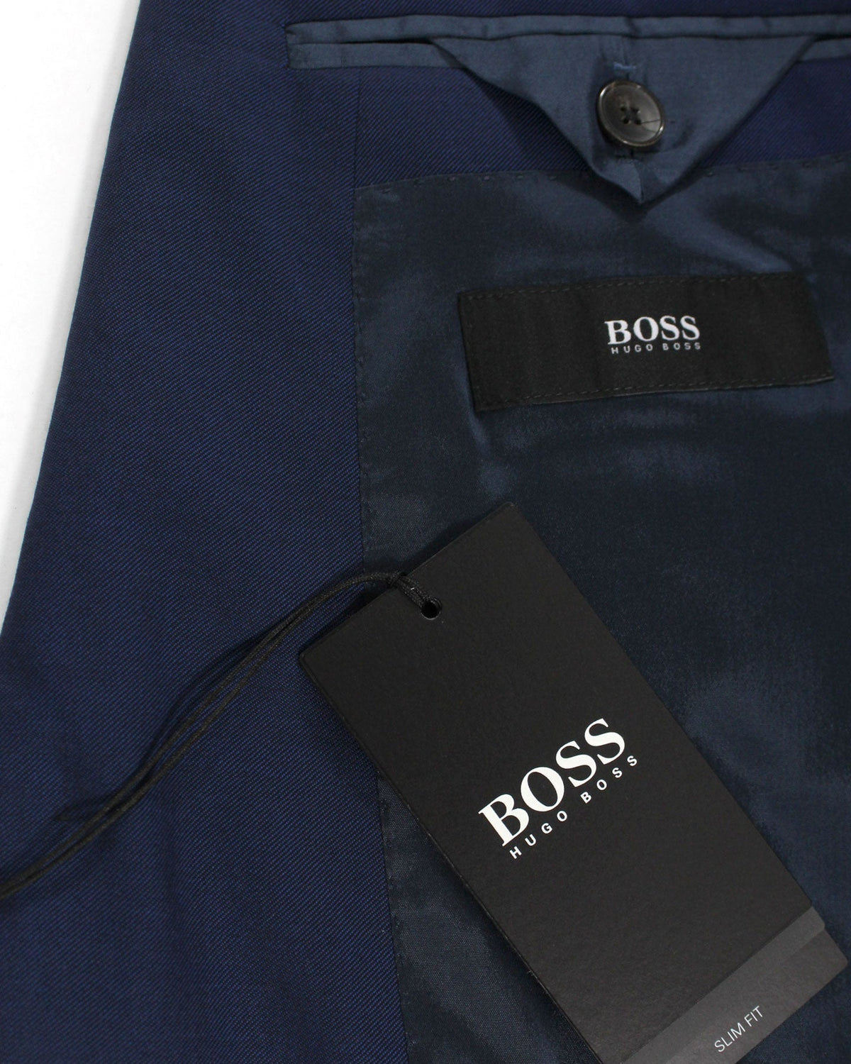 Hugo Boss Sport Coat Dark Blue Slim Fit Wool Blazer EU 54 / US 44 L SALE