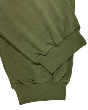 Hugo Boss Lounge Pants Jogger Military Green Logo L Loungewear SALE