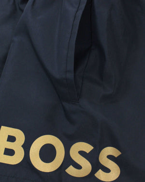 Hugo Boss Swim Shorts Dark Blue 