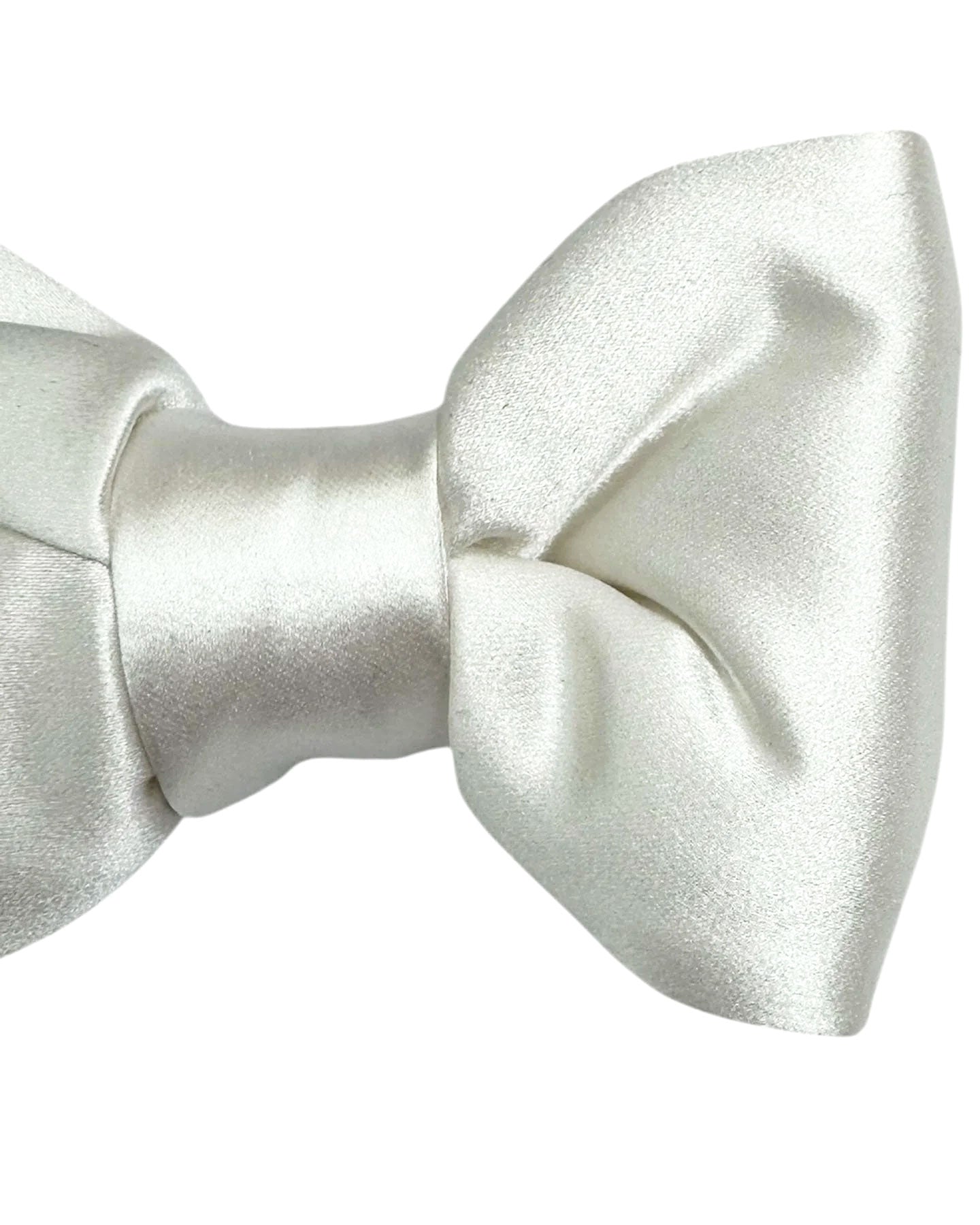 Tom Ford Silk Bow Tie Ivory White