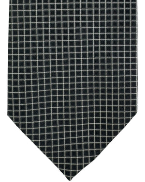 Brioni SilkTie Black Silver Design