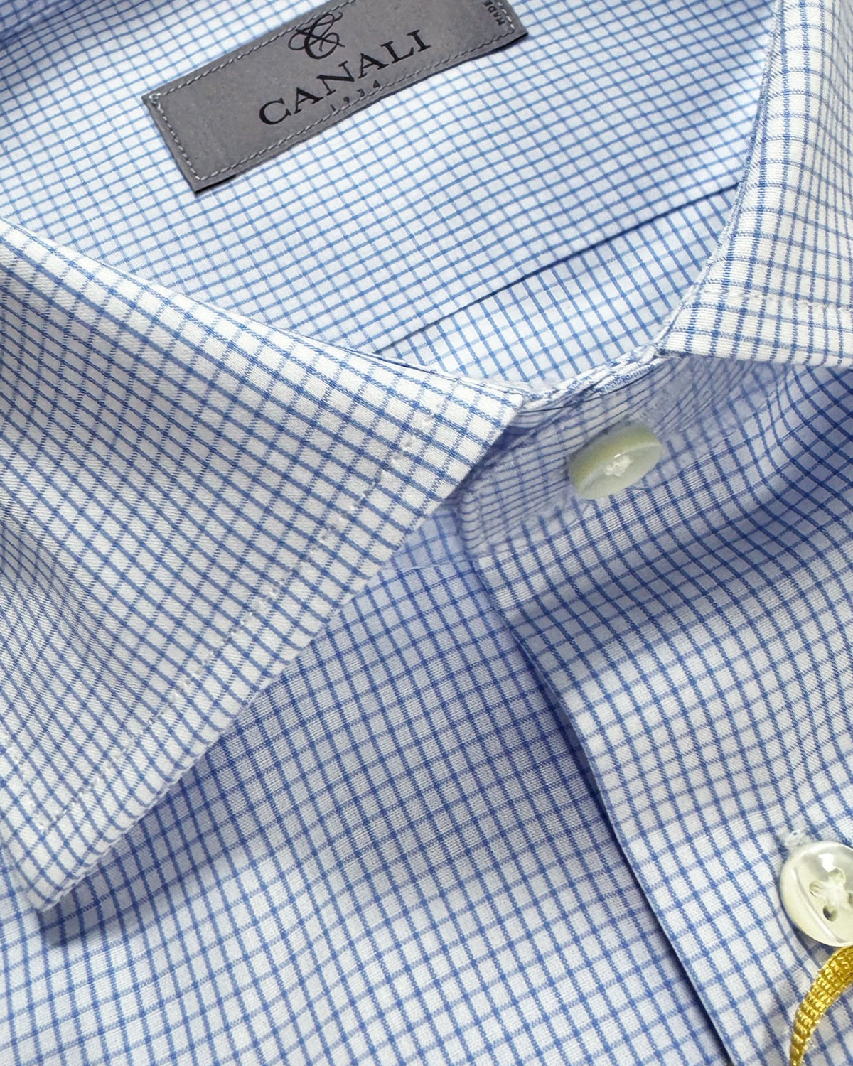 Canali Dress Shirt Graph Check 