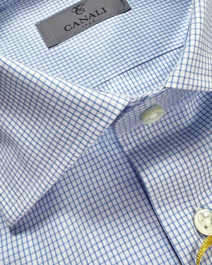 Canali Dress Shirt Graph Check 