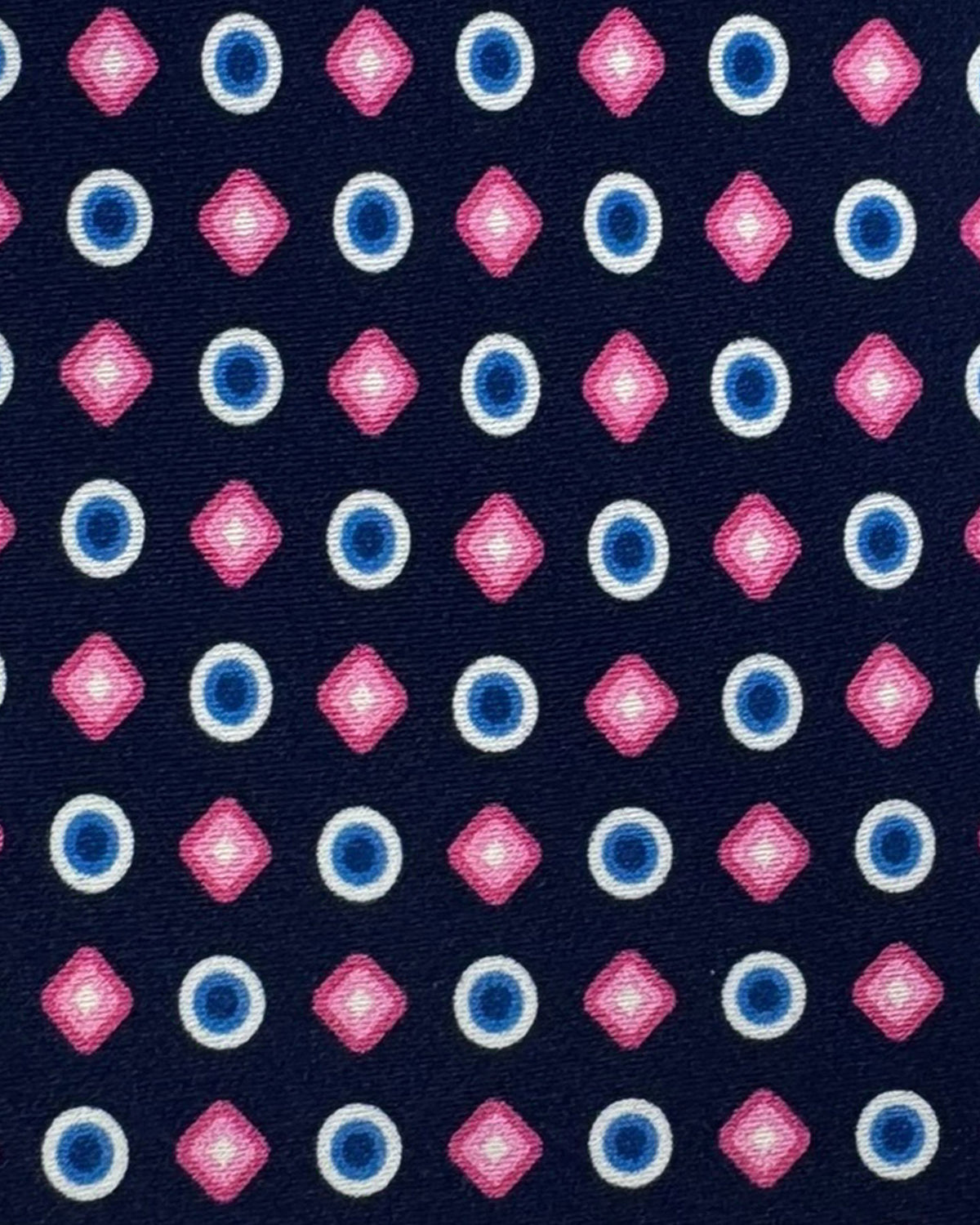 Church's Tie Navy Pink Geometric SALE