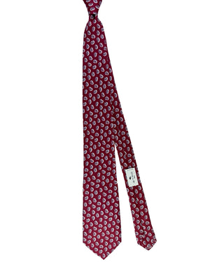 Etro Silk Tie Bordeaux Paisley SALE