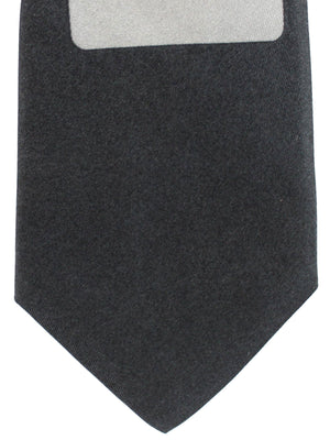 Gene Meyer Silk Tie Black Pink Green Geometric