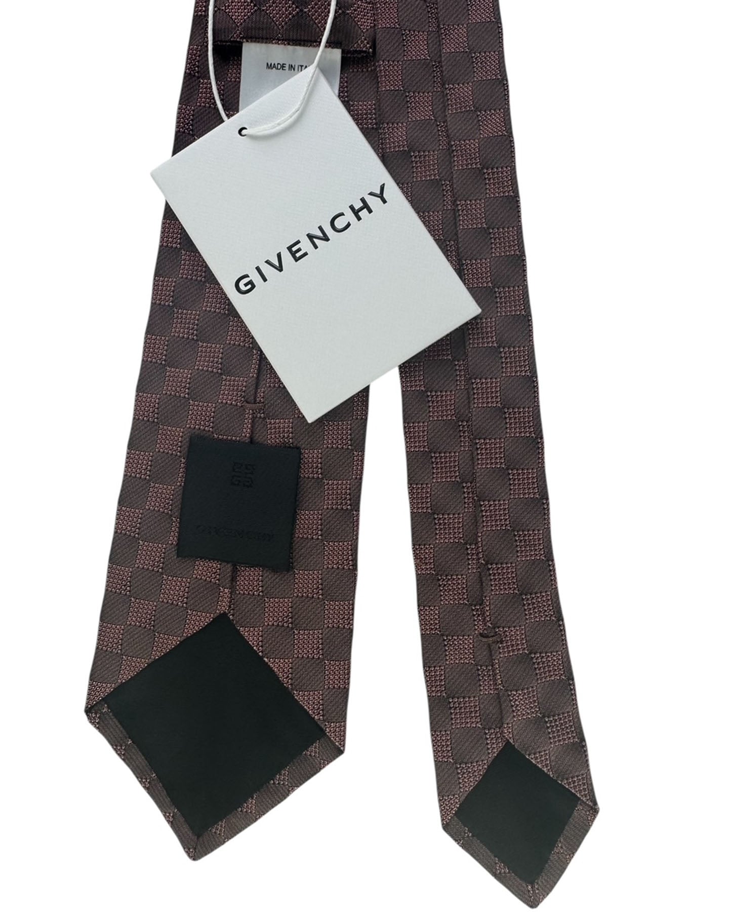 Givenchy Tie Brown Damier
