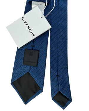 Givenchy Tie Midnight Blue Stripe Design