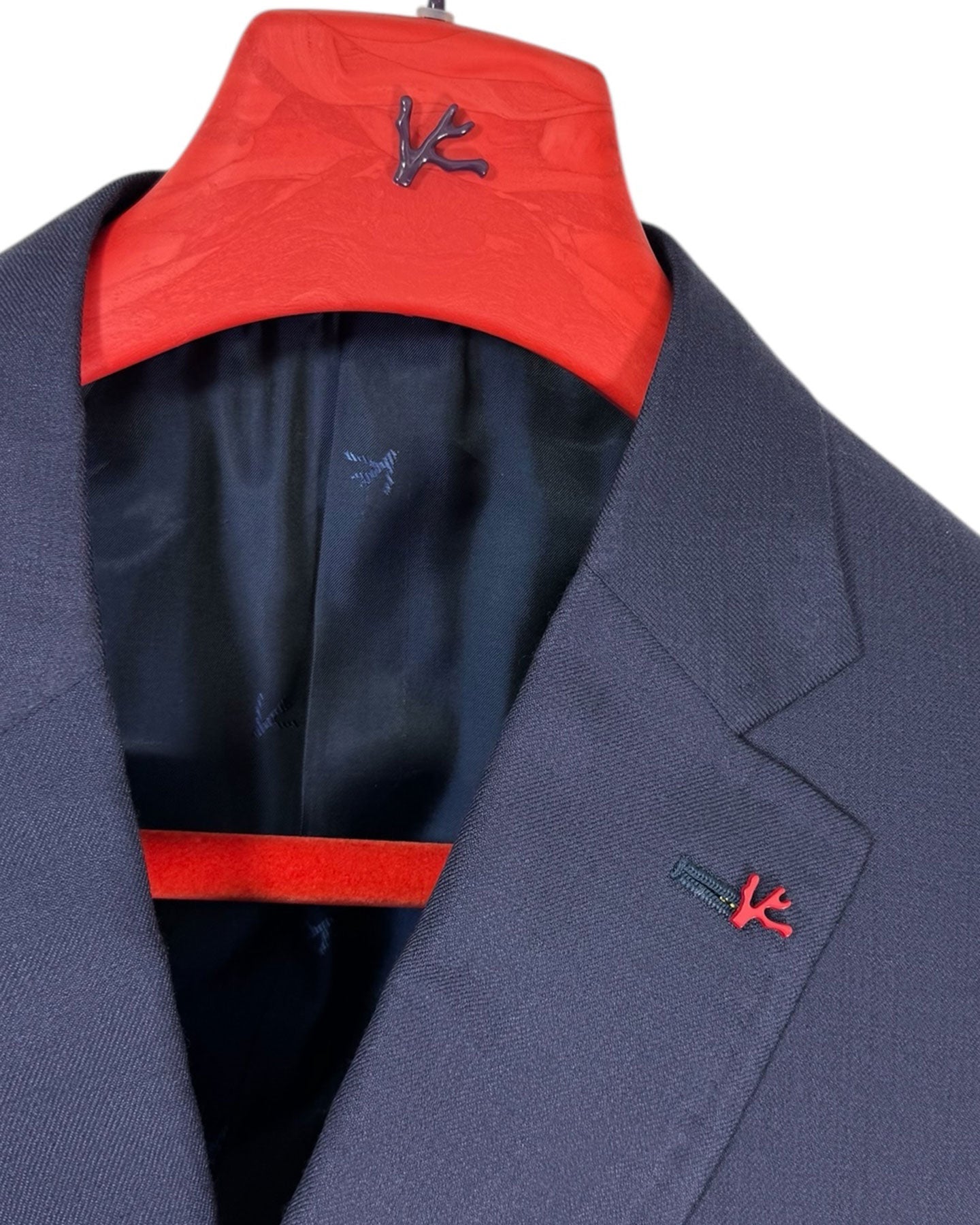 Isaia Sport Coat Dark Blue - Cashmere Silk EU 56/ US 46