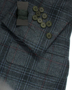 Isaia Sport Coat Plaid Design