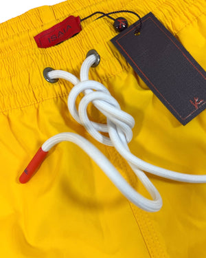 Isaia Swim Shorts Orange - Luxury Men Swimwear