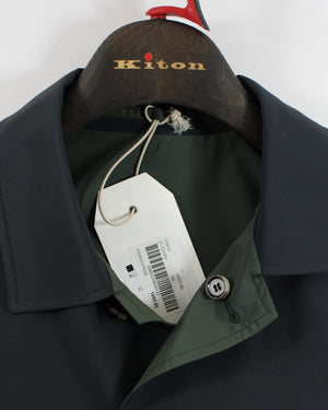 Kired Jacket Reversible Dark Blue/ Green Rain Coat EU 50/ M SALE