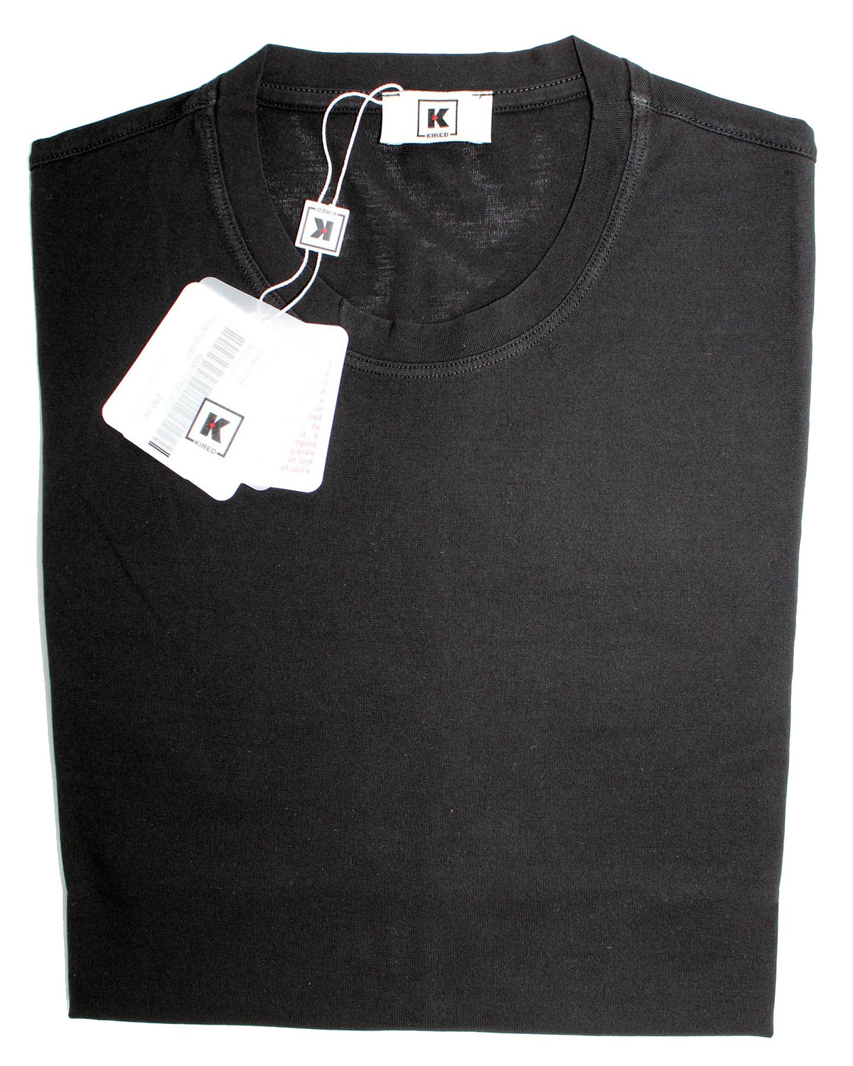 Kired Kiton T-Shirt Black Crêpe Cotton 54 / XL SALE