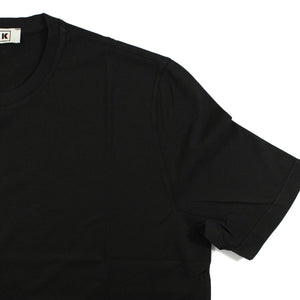 Kired Kiton T-Shirt Black Crêpe Cotton EU 50/ M SALE