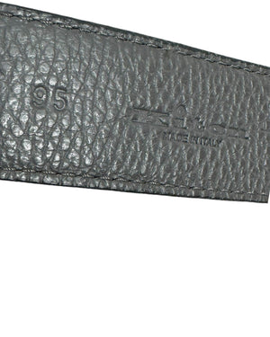 Kiton Belt Bordeaux Leather Men Belt 95 / 38