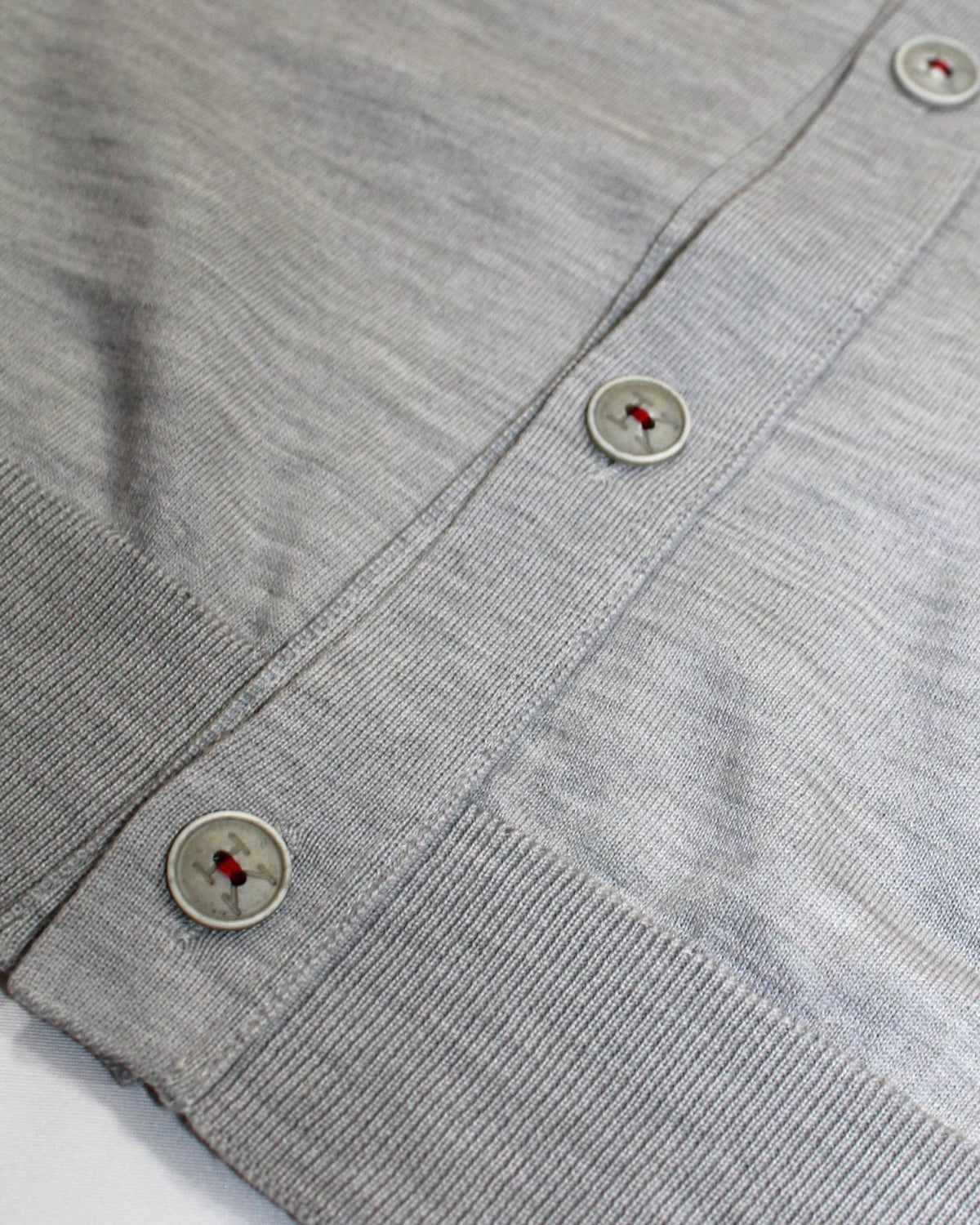 Kiton Sleeveless Cardigan Gray Button Front 
