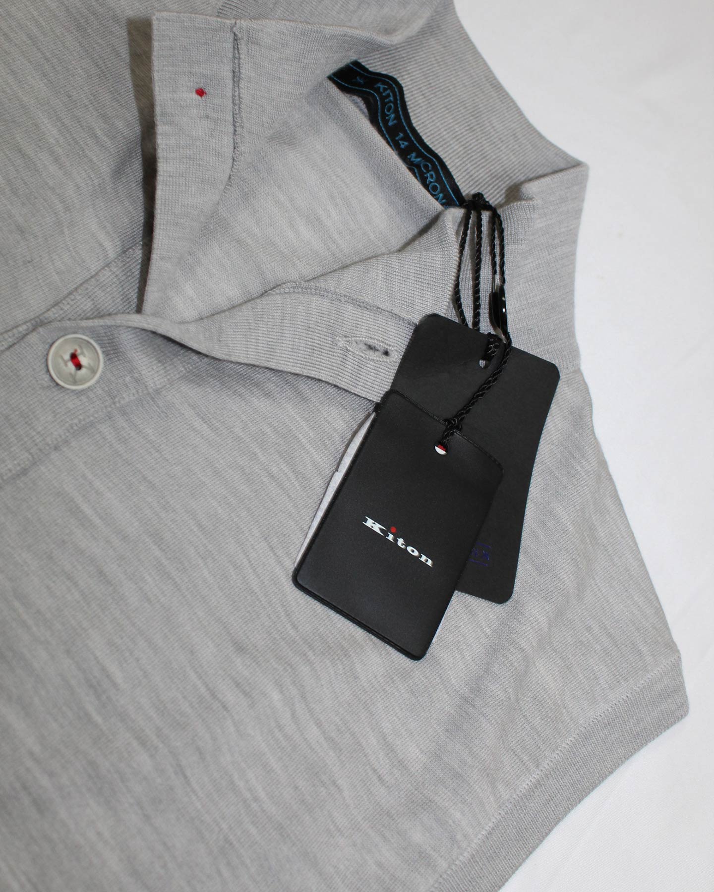 Kiton Sleeveless Wool Cardigan Gray Button Front 