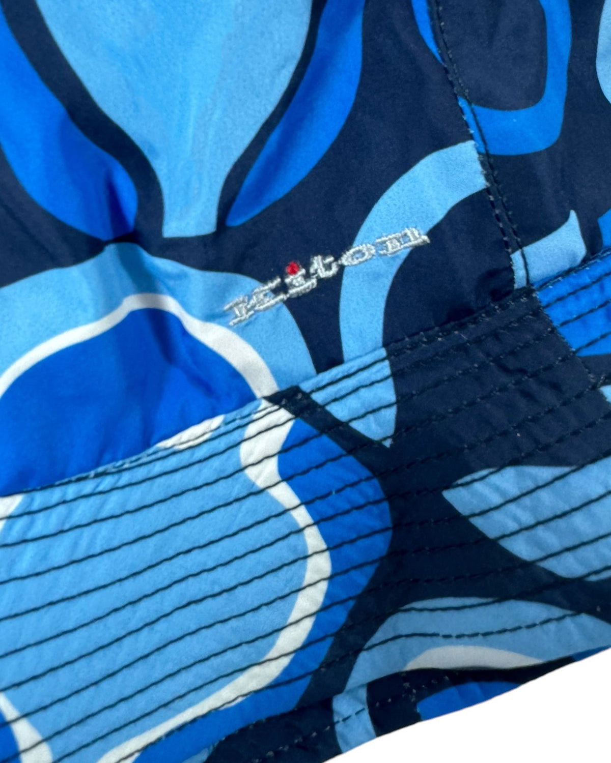 Kiton Bucket Hat Blue Design - L SALE