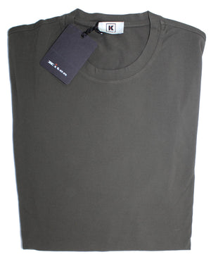 Kired Kiton Longsleeve T-Shirt Brown Crêpe Cotton SALE EU 56 / XXL SALE