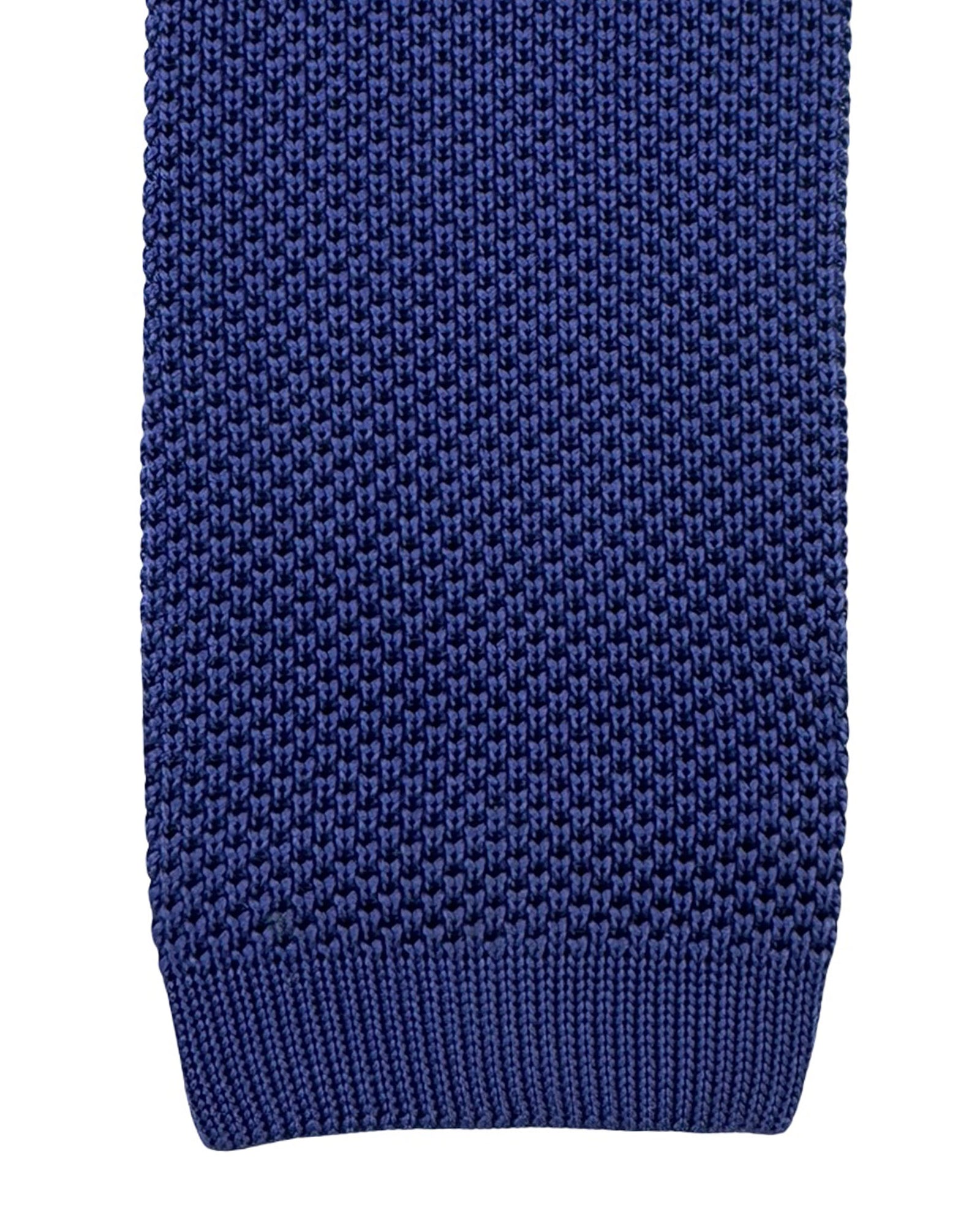 Kiton Square End Knitted Tie Purple