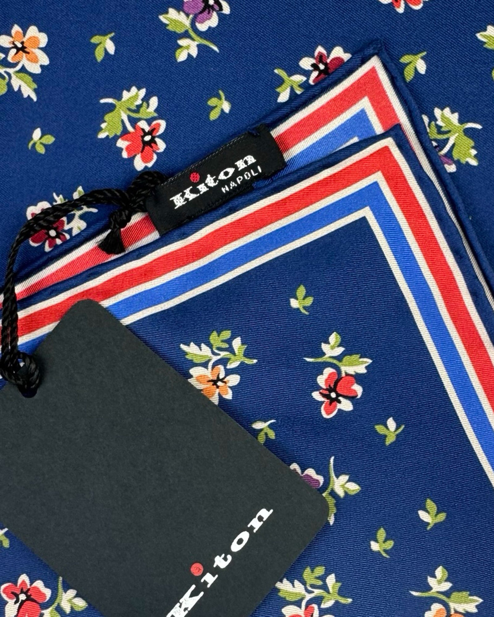 Kiton Silk Pocket Square New