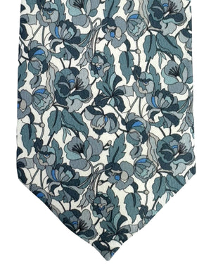Leonard Tie Gray Floral - Leonard Paris