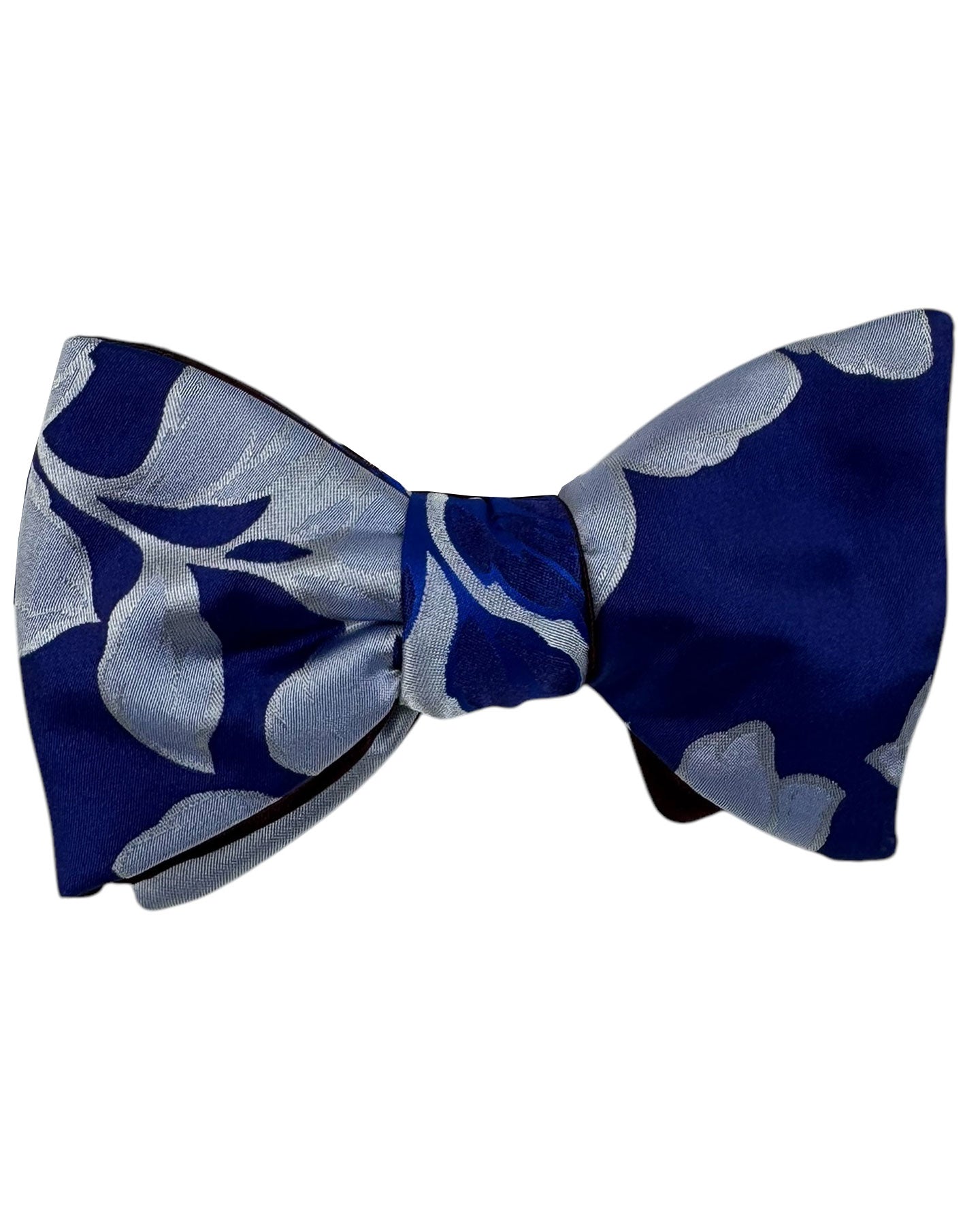 Le Noeud Papillon Bow Tie Royal Blue Design - Silk Self Tie Bow