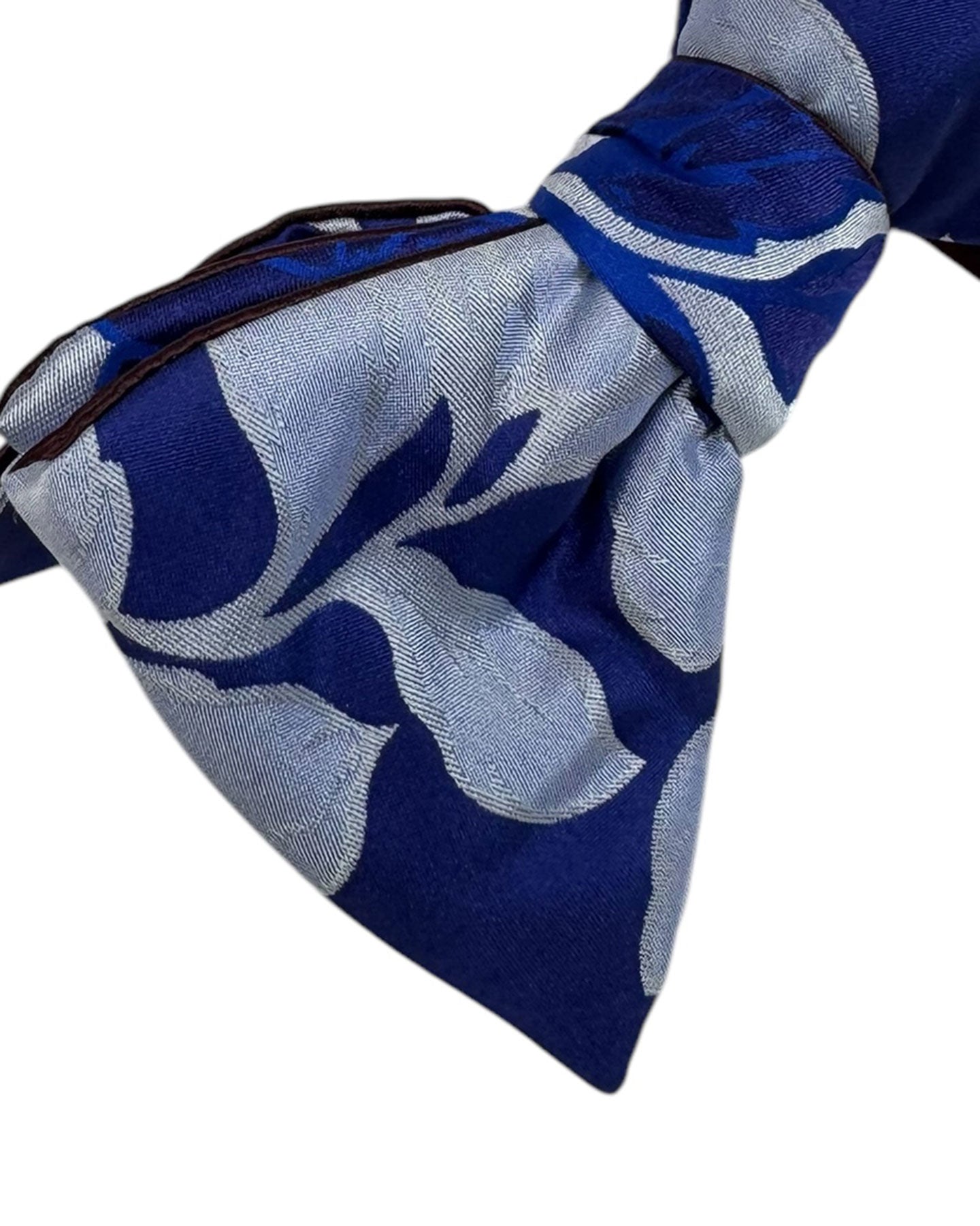 Le Noeud Papillon Bow Tie Royal Blue Design - Silk Self Tie Bow