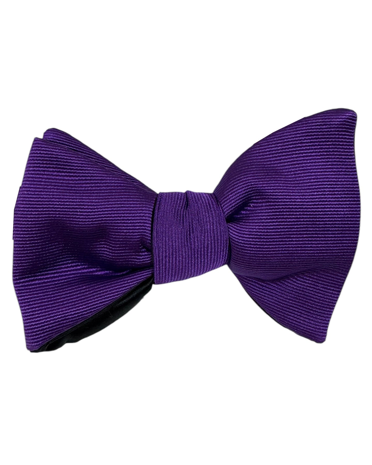 Le Noeud Papillon Bow Tie Purple Grosgrain - Silk Self Tie Bow