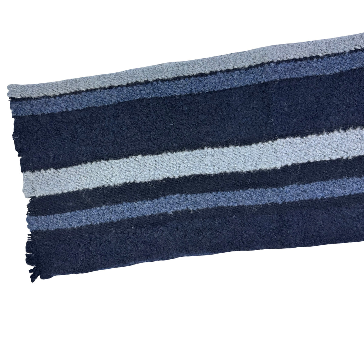 Loro Piana Scarf Gray Striped Design - Luxury Cashmere Alpaca Shawl SALE