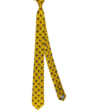 Moschino Skinny Tie Orange Toy Bear Design OUTLET SALE