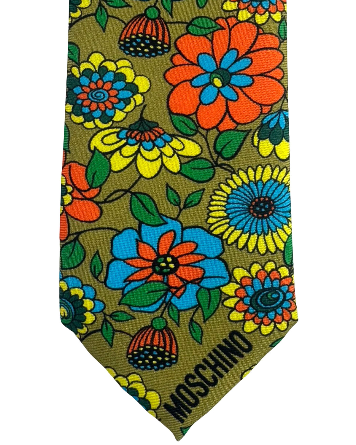 Moschino Skinny Tie Oliver Floral
