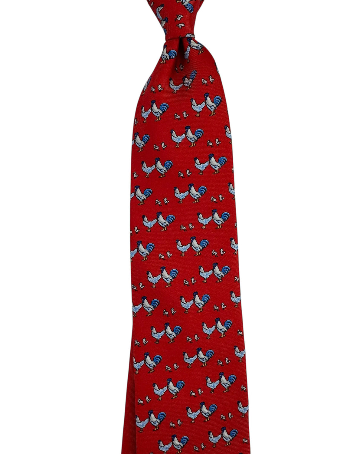 Thomas Pink Tie Red Rooster Novelty Design FINLA SALE