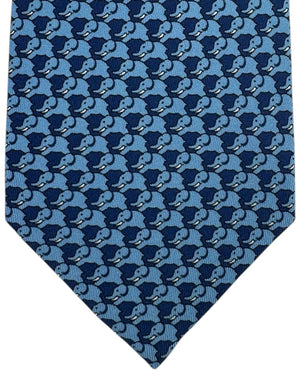 Thomas Pink Tie Navy Blue Elephant Parade