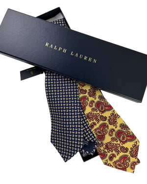 Ralph Lauren Vintage Ties Gift Set Incl Luxury Gift Box FINAL SALE
