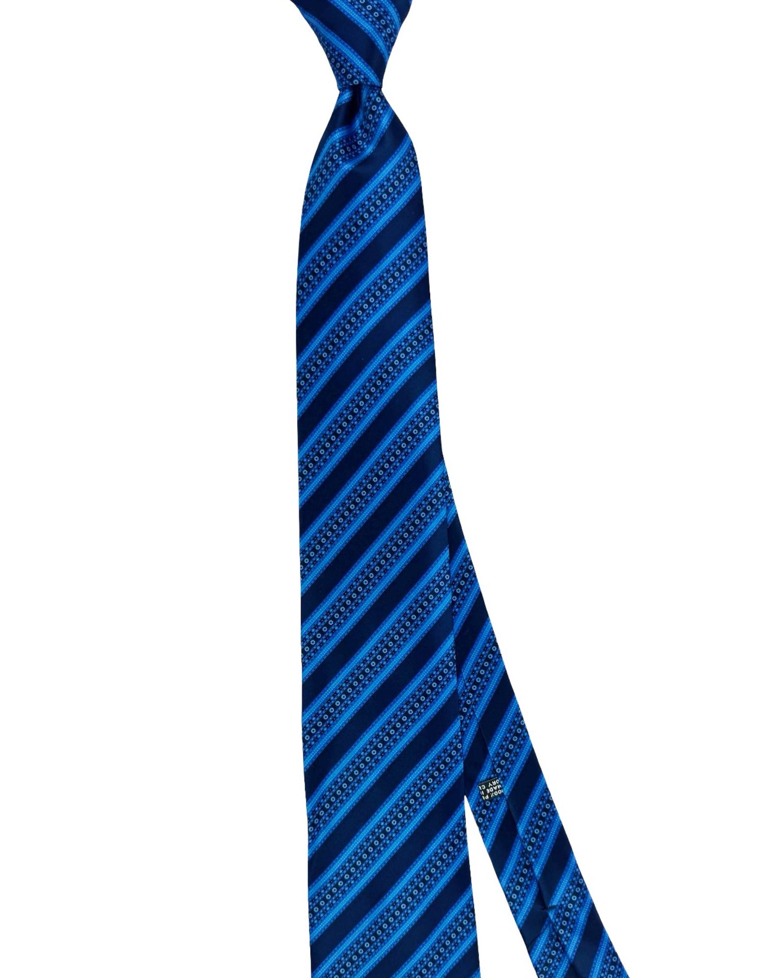 Stefano Ricci Tie Royal Blue Navy Stripes