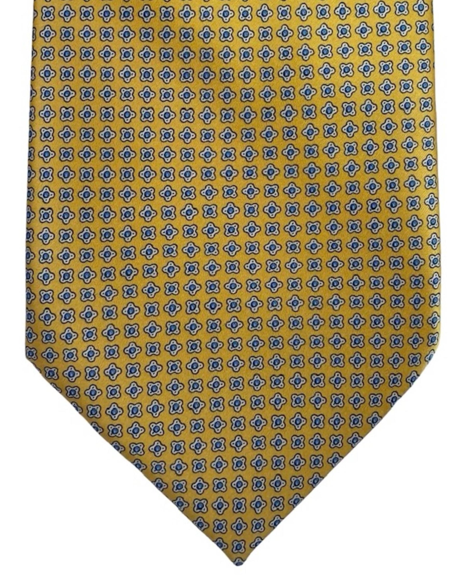 Stefano Ricci Tie Orange Blue Mini Geometrics