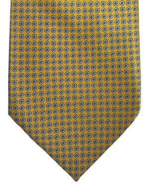 Stefano Ricci Tie Orange Blue Mini Geometrics