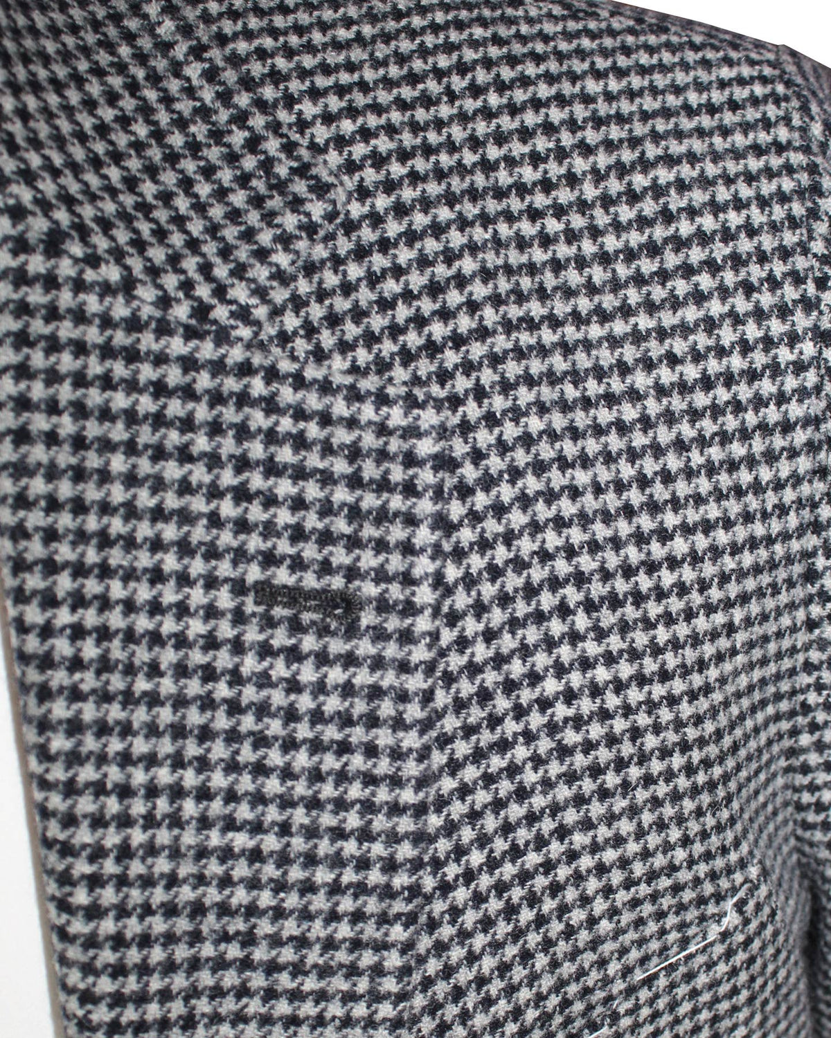Sartorio Unlined Sport Coat EUR 58/ US 48 Gray Black Houndstooth - Sartorial SALE