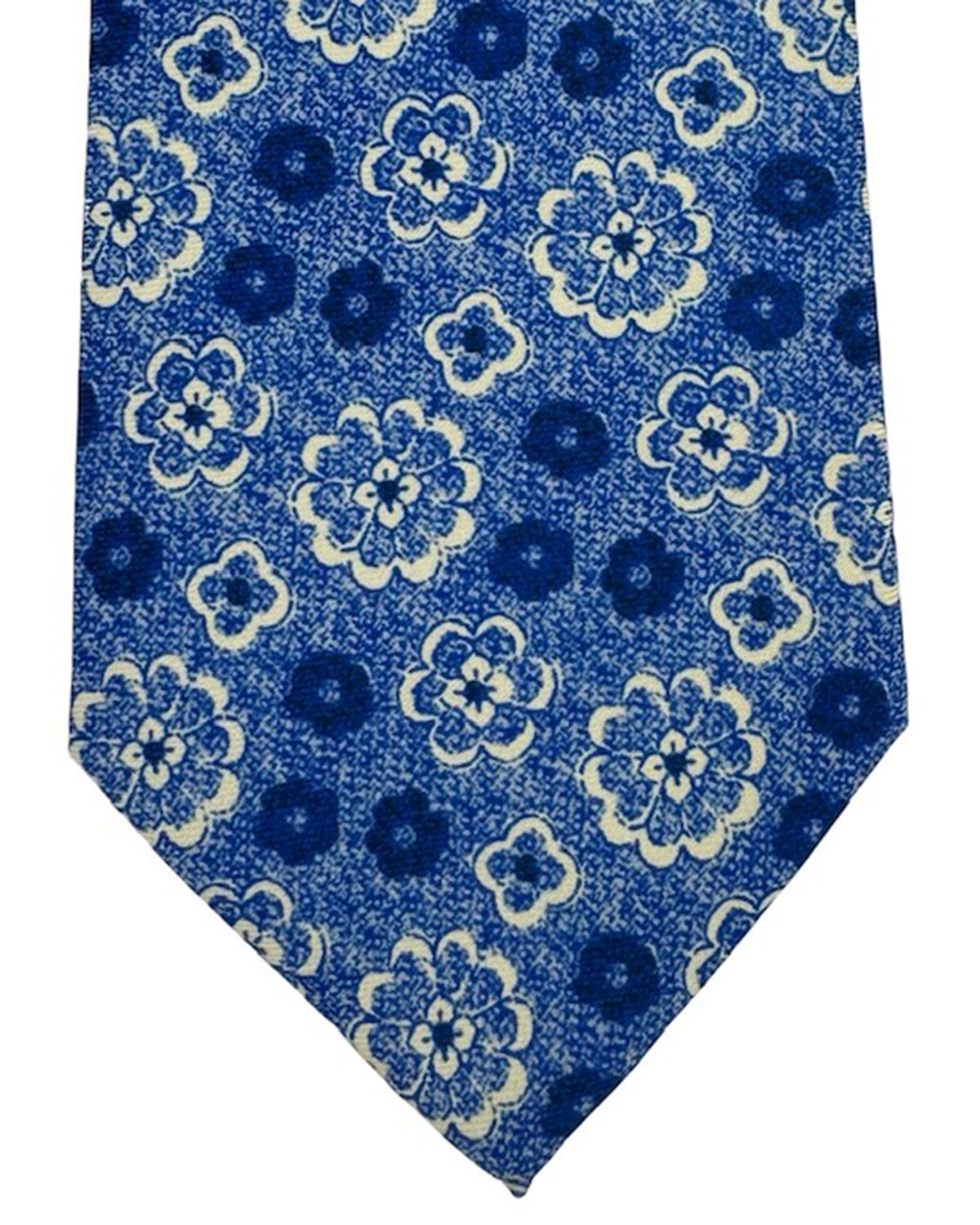 Sartorio Napoli Tie Blue Floral