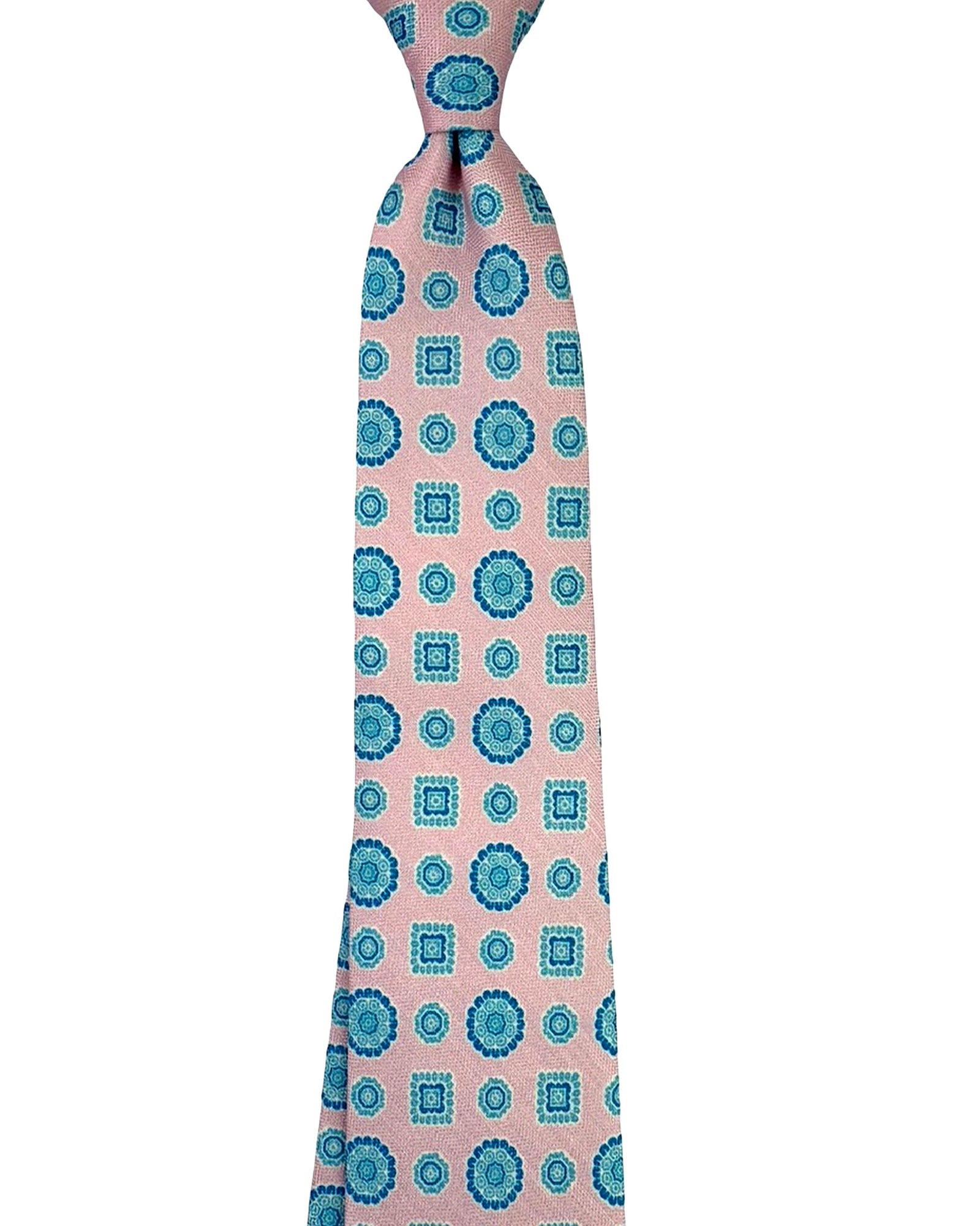 Sartorio Silk Tie Light Pink Aqua 