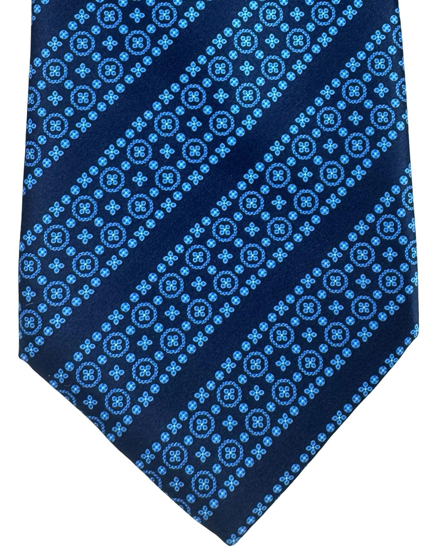 Stefano Ricci Tie Dark Blue Pattern
