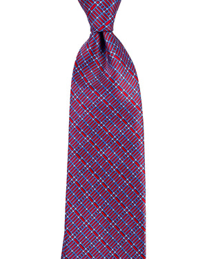 Stefano Ricci Tie Dark Red Blue