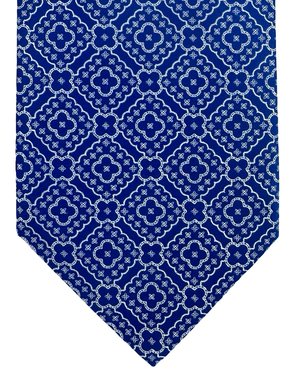 New Stefano Ricci Tie Royal Blue Medallions
