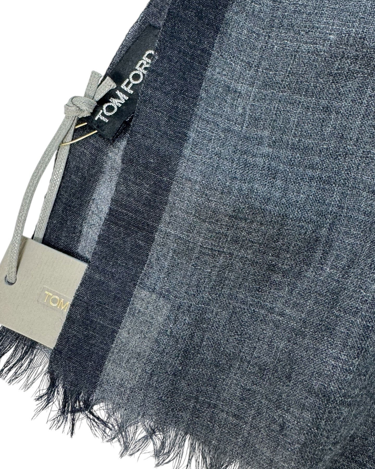 Tom Ford Scarf Charcoal Gray