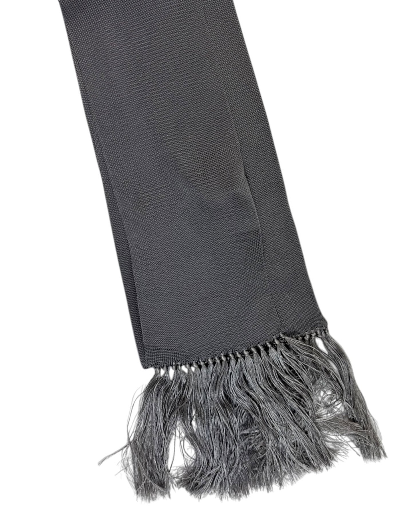 Tom Ford Scarf Gray Fringe