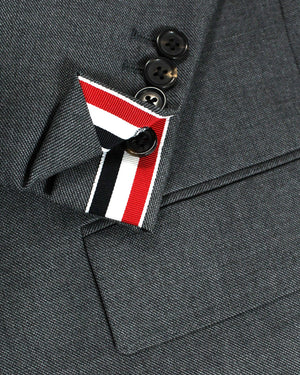Thom Browne Sport Coat Medium Gray 4 Bar Design Blazer EU 52 / US 42 SALE