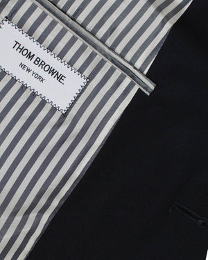 Thom Browne Wool Sport Coat Navy Slim Fit EU 56 / US 46 SALE
