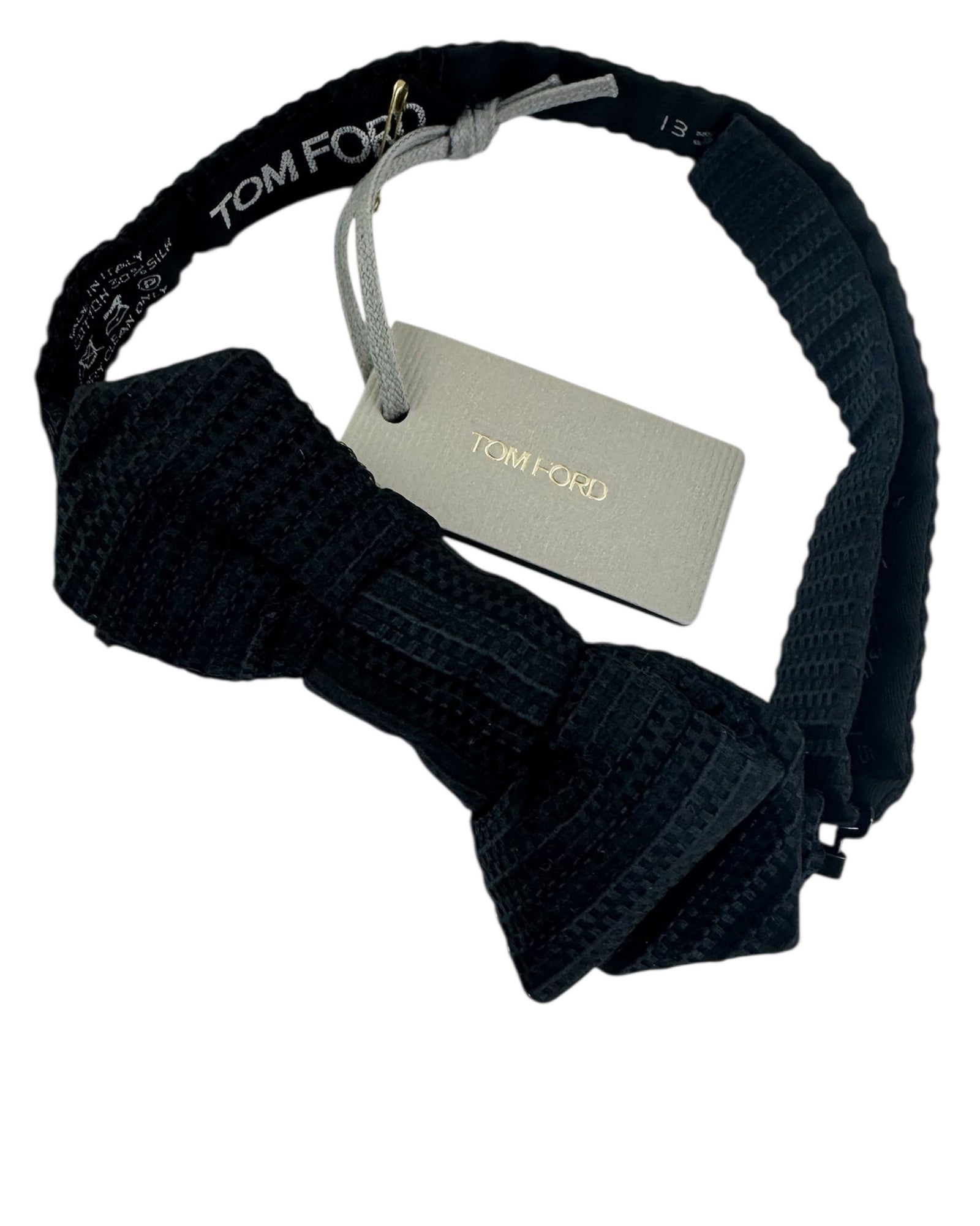 Tom Ford Bow Tie Black Diamond Point Pattern
