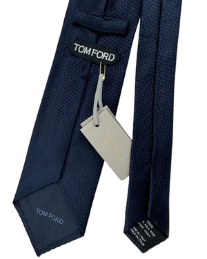 Tom Ford Silk Tie Dark Blue
